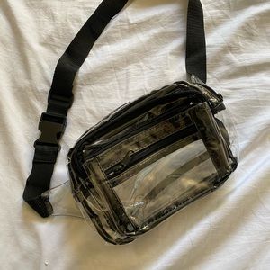 Clear waist bag